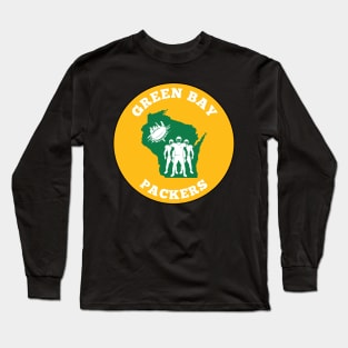 Vintage Green Bay Packers Football Long Sleeve T-Shirt